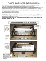 BCS Plastic Mulch Layer (Black Frame) Owner's manual