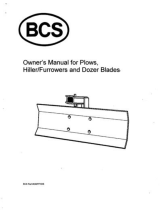 BCS Plow / Hiller / Furrower Owner's manual