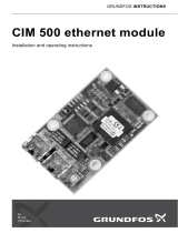 Grundfos CIM 500 Ethernet for PROFINET IO Installation And Operating Instructions Manual