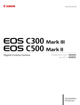Canon EOS C300 Mark III Owner's manual