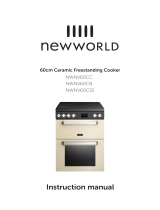 New World Nevis NWNV60CSS 60cm Electric Cooker User manual