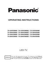 Panasonic TX55HX580B User manual