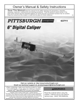 Pittsburgh 63711 Owner's manual