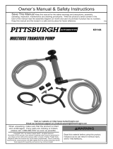 Pittsburgh Automotive Item 63144-UPC 193175341822 Owner's manual