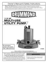 Drummond Item 57038 Owner's manual