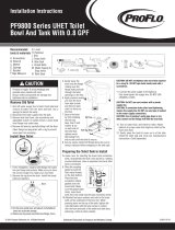 ProFlo PF9812WH Installation guide