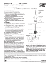 Zurn Wilkins 34-20XLC Installation guide