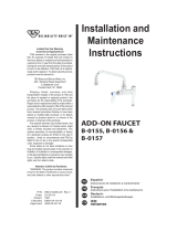 T&S BRASS B-0155 Installation guide