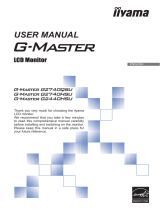 iiyama Ecran 27'' G-MASTER G2740HSU-B1 User manual