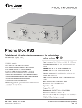 Pro-Ject Phono Box RS2 User guide