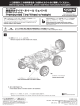 Kyosho MXTH001HW/MXTH002HW Premopunted Tire/Wheel User manual