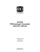 RKI Instruments 65-2443-XX Owner's manual
