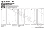 Rockville GIGSTAND DUAL Owner's manual
