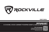 Rockville RPM80BT Owner's manual