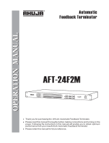 Ahuja AFT-24F2M Operating instructions