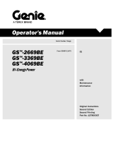 Terex Genie GS-4069BE User manual
