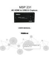 RGBlink MSP231 User manual