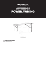 Dometic 9200 Awning Operating instructions