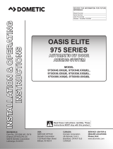 Dometic OASIS ELITE 975 Series (75XX48.XX0(#), 975XX48.XX0(#)L,975XX56.XX0(#), 975XX56.XX0(#)L,975XX60.XX0(#), 975XX60.XX0(#)L) Operating instructions