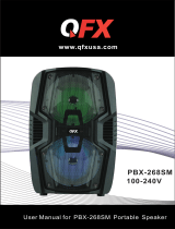 QFX PBX-268SM User manual