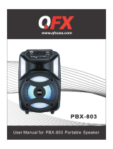 QFX PBX-803 User manual