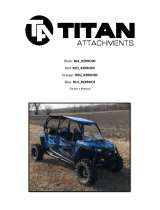 Titan Black Aluminum Roof fits Polaris RZR 4-Door User manual