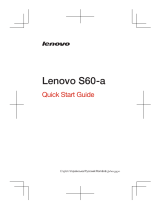 Lenovo S60-A Quick start guide
