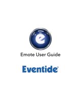 Eventide Emote User manual