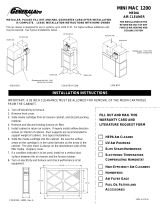 GeneralAire MAC1200 Owner's manual