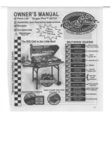 CharGriller 2121 Owner's manual