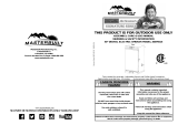 Masterbuilt 20076515 Owner's manual