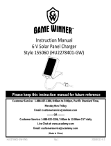 Game Winner 155060 Owner's manual