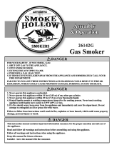 Smoke Hollow 26142G Owner's manual