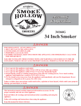 Smoke Hollow 34166G Owner's manual