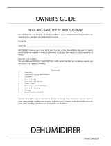 Frigidaire FDB70R1B Owner's manual