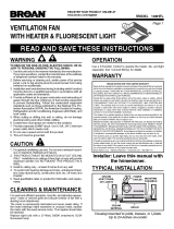 Broan 100HFL Installation guide