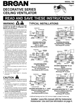 Broan 758 Installation guide