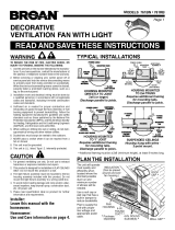 Broan 761BN Installation guide