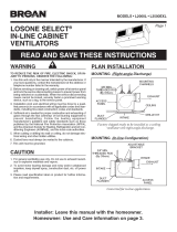 Broan L3500EXL Installation guide