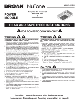 Broan PM25BL Installation guide