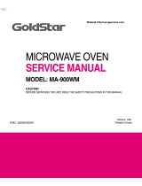 Goldstar MA-900WM Owner's manual