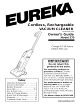 Eureka 570 User manual