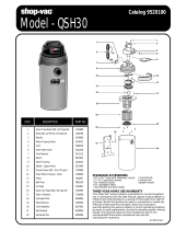 Shop Vac QSH30 Owner's manual