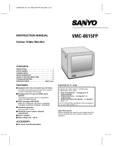 Sanyo VMC-8621P User manual