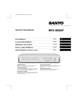 Sanyo MPX-MS92P User manual