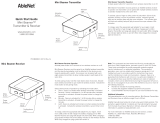 AbleNet Mini Beamer Transmitter Quick start guide