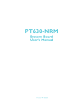 DFI PT630-NRM Owner's manual