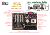 AOpen AK77-600N Easy Installation Manual