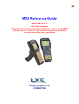 LXE MX2 Reference guide