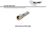 Allnet ALL4781-VDSL2-SFP Quick start guide